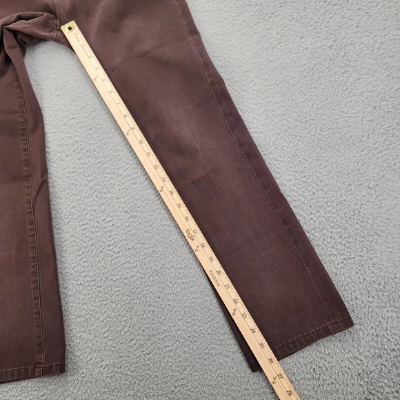 Chaps Jeans Womens 2P Brown Petite Straight Leg Comfort Casual Low Rise Pocket - Picture 9 of 13